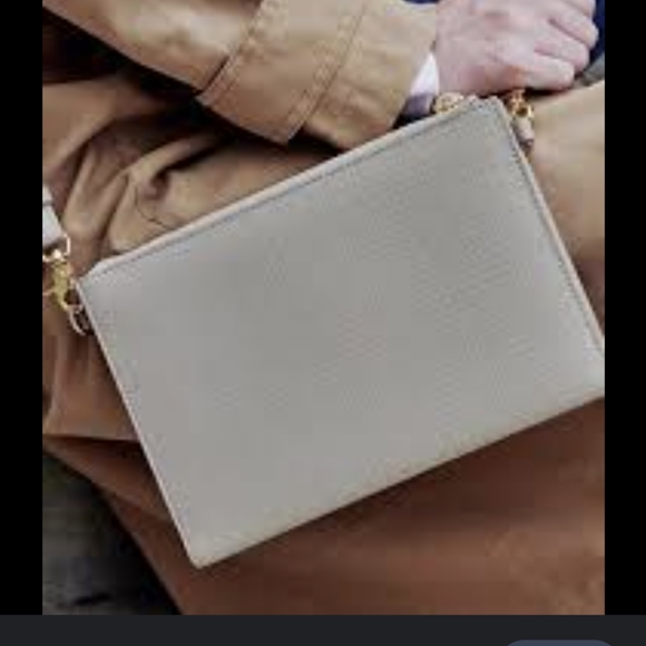 Dagne Dover Grey-Blue Large Wristlet/Bag - Picture 1 of 5